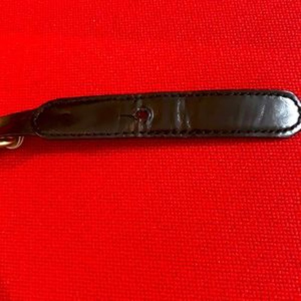 HP🔆VTG90’ Authentic Redwall Moschino White/Black Leather/Chain Belt - Picture 14 of 17